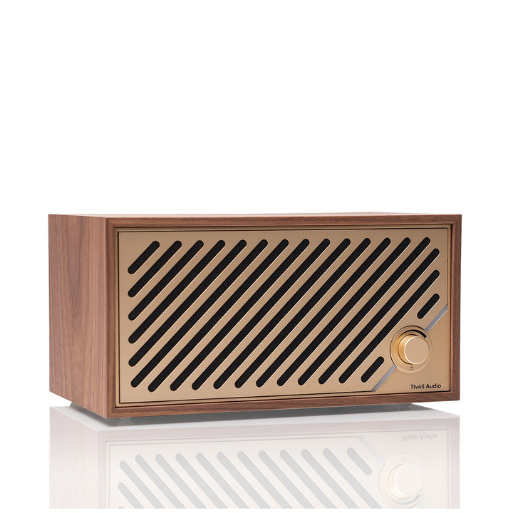 Model Two Digital by Tivoli Audio Walnut & Gold