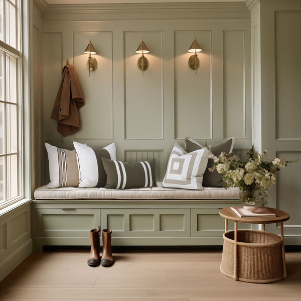 Linen Palma Stripes 35x60 - Premium 100% Linen Discover the Linen Palma Stripes 35x60, crafted from 100% linen with a stylish knife edge for a chic look.