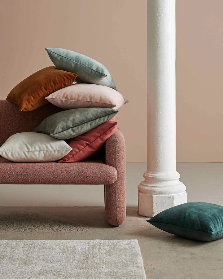 Ava Emerald Cushion - Luxe Velvet Comfort Discover the Ava Emerald cushion, featuring rich jewel-green tones and a soft velvet-like texture. Perfect for refreshing your decor!