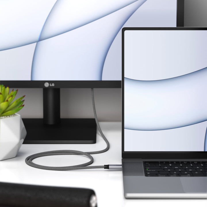 Satechi USB-4 USB-C to USB-C Cable Next-generation USB4 technology has arrived with the Satechi USB4 cable. Featuring next-gen USB4 protocols for better bandwidth management and data transfer, allowing you to maximise the efficiency of your connected devi