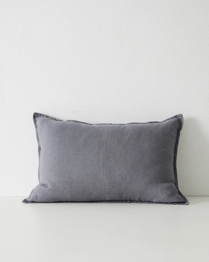 Como Smoke Linen Cushion - Premium Quality Elevate your space with Como Smoke, a stylish grey linen cushion crafted from the finest European fabric.