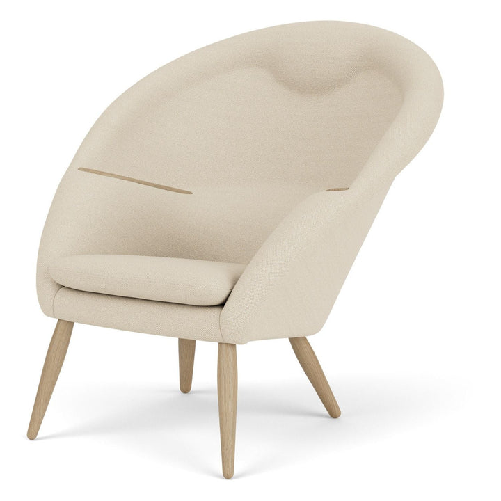 Oda Lounge Chair by Audo Copenhagen - Originally dubbed Model 9, the Oda Chair was an ambitious design from the very beginning. Created by Arnold Madsen in around 1956, the aesthetic reinterpretation of an armchair has a complex horseshoe construction wit