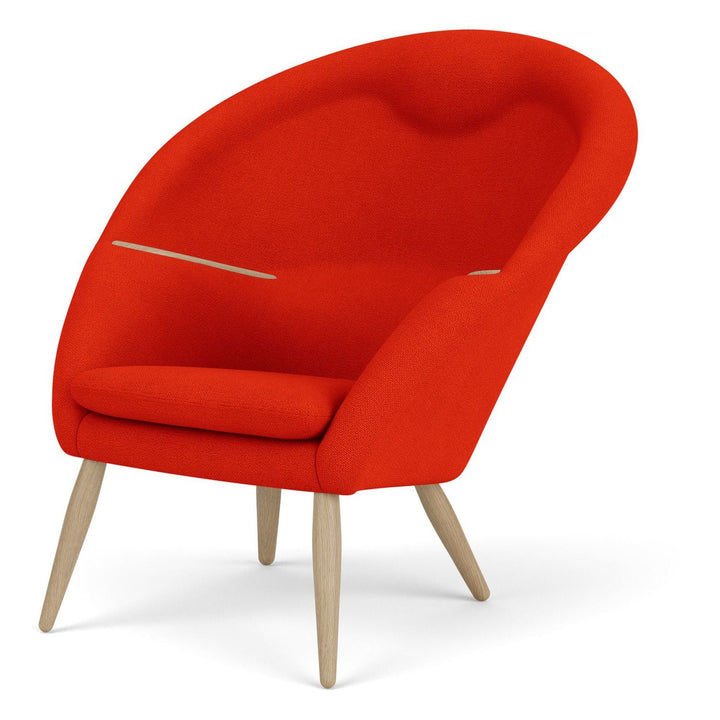 Oda Lounge Chair by Audo Copenhagen - Originally dubbed Model 9, the Oda Chair was an ambitious design from the very beginning. Created by Arnold Madsen in around 1956, the aesthetic reinterpretation of an armchair has a complex horseshoe construction wit