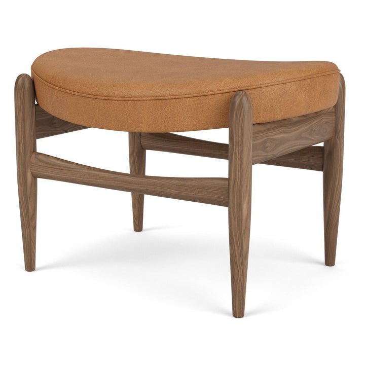 Elizabeth Ottoman by Audo Copenhagen - Originally dubbed the U-56, the Elizabeth Ottoman by Ib Kofod Larsen is a classical and comfortable accent piece for use when reclining in the corresponding Elizabeth Chair, which takes its name from Queen Elizabeth