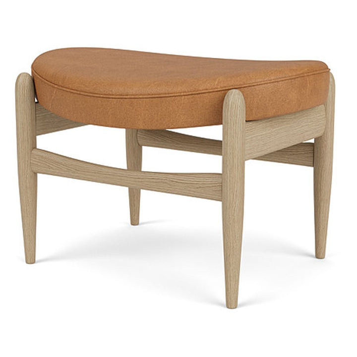 Elizabeth Ottoman by Audo Copenhagen - Originally dubbed the U-56, the Elizabeth Ottoman by Ib Kofod Larsen is a classical and comfortable accent piece for use when reclining in the corresponding Elizabeth Chair, which takes its name from Queen Elizabeth