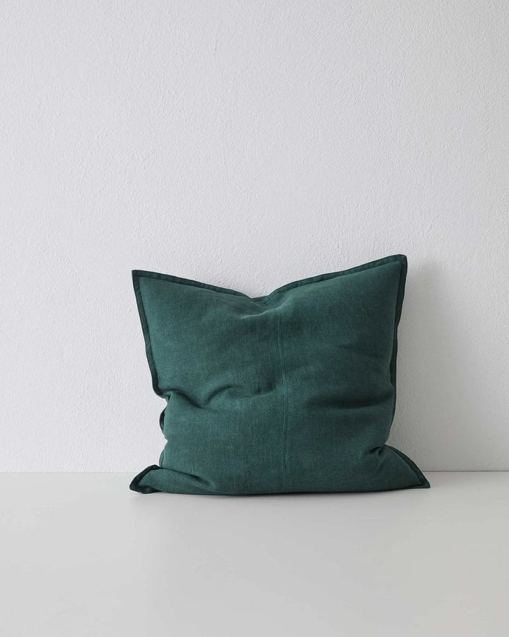 Como Forest Luxe Linen Cushion - 40cm x 60cm Discover the Como Forest cushion, crafted from premium stonewashed linen for a vintage feel. Ideal for any space!