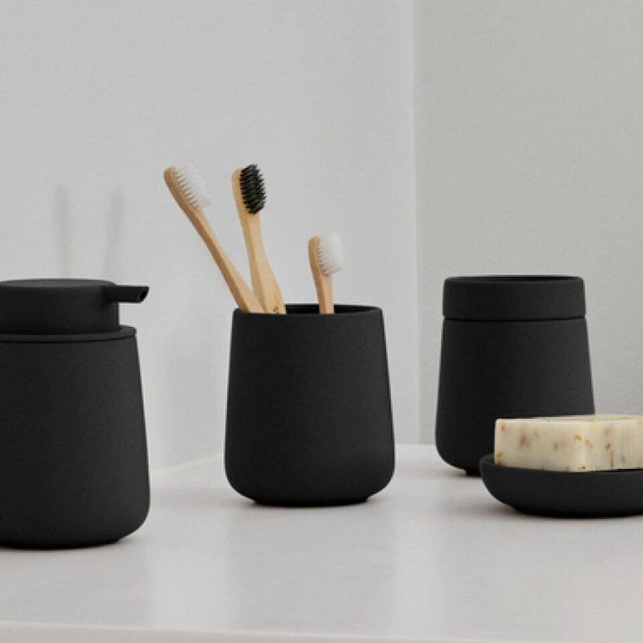 Nova One Tumbler/Toothbrush Holder, Black