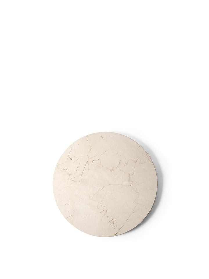 Audo CPH Androgyne Side Table - Customizable Design by Audo Copenhagen - Refined marble top side table with customizable base and top. Base sold separately. Perfect for any interior design.