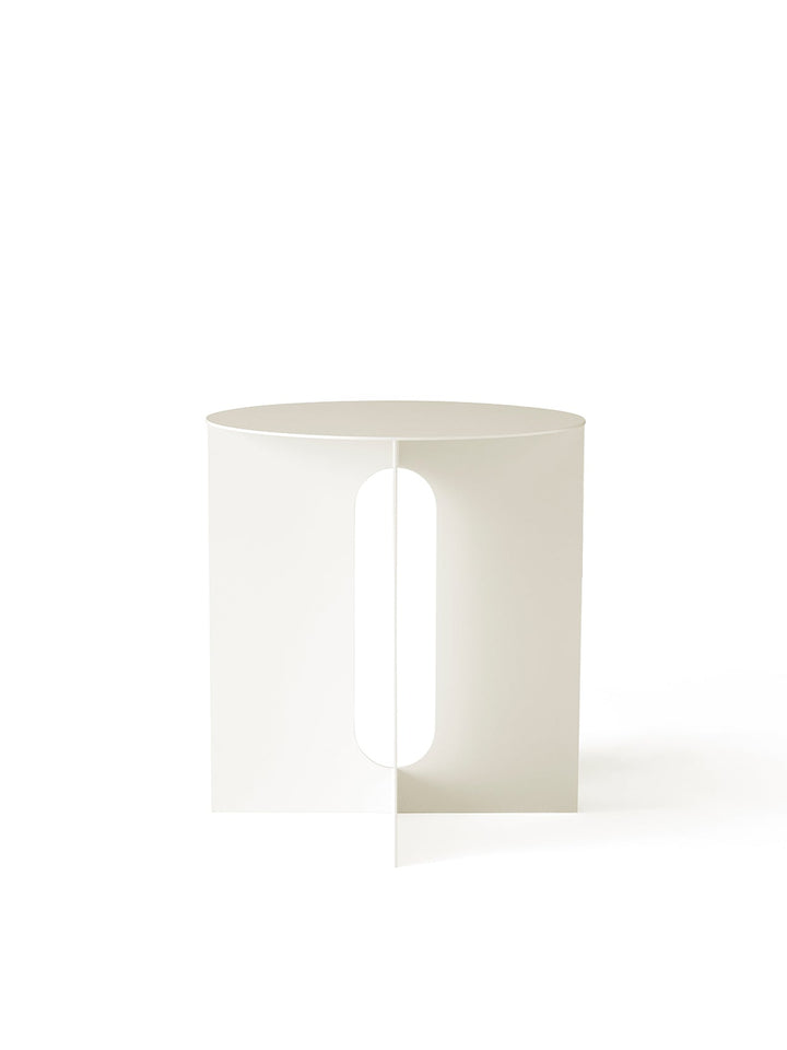 Audo CPH Androgyne Side Table - Customizable Design by Audo Copenhagen - Refined marble top side table with customizable base and top. Base sold separately. Perfect for any interior design.
