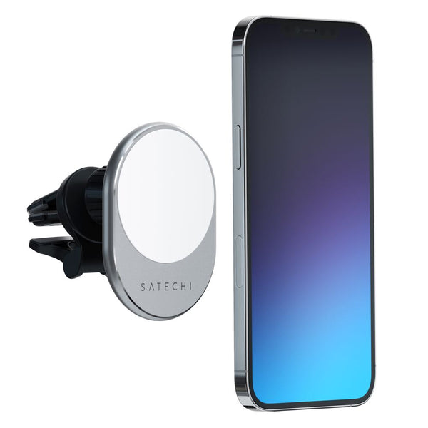Satechi Magnetic Wireless Car Charger (Space Grey) Power wirelessly and navigate hands-free while driving with the Satechi Magnetic Wireless Car Charger. Featuring Qi wireless charging, an easy magnetic attachment, and modern aluminium design, the Satechi