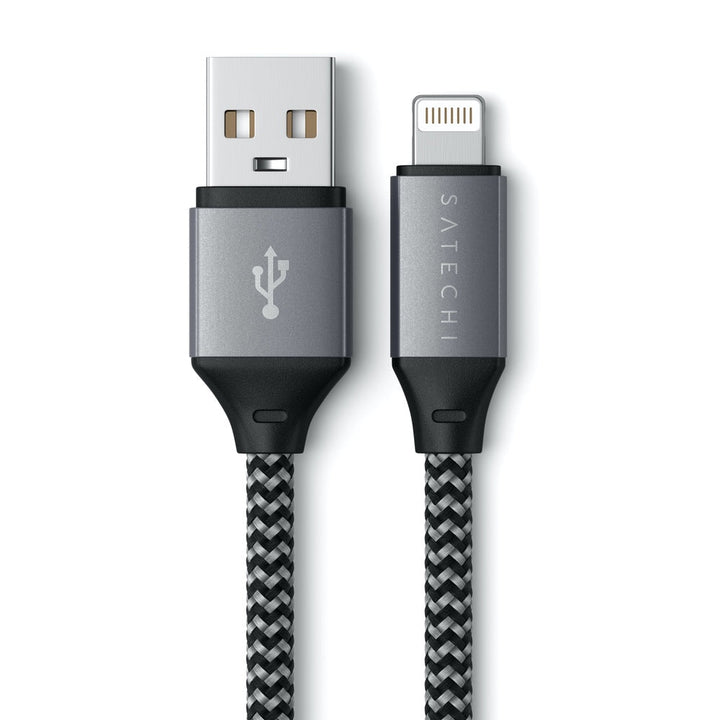 Satechi USB-A to Lightning Cable (25 cm) Power your Apple Lightning devices with the Satechi USB-A Lightning Cable, featuring a shorter 25 cm cable design and Apple MFi certification for peace of mind when charging. The USB-A Lightning Cable pairs perfect