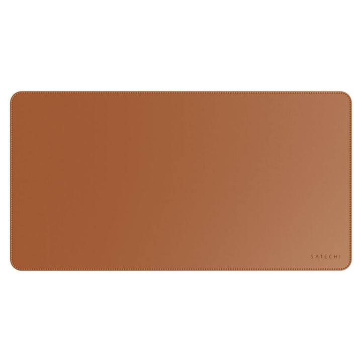 Satechi Eco Leather Deskmate Protect your desk space in style with the Satechi Eco-Leather Deskmate. Crafted from quality Polyurethane (PU) leather, the Desk Mat can be used as a mouse pad, writing surface, food mat and more, while complementing a variety