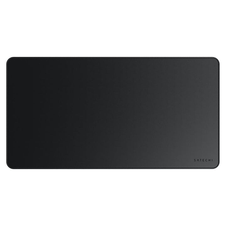 Satechi Eco Leather Deskmate Protect your desk space in style with the Satechi Eco-Leather Deskmate. Crafted from quality Polyurethane (PU) leather, the Desk Mat can be used as a mouse pad, writing surface, food mat and more, while complementing a variety