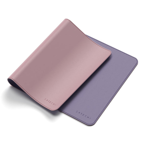 Satechi Dual Sided Eco Leather Deskmate Protect your workspace in style with the Satechi Dual Sided Eco-Leather Deskmate. Constructed with quality Polyurethane (PU) leather, the Deskmate features a reversible design with two modern colours, so you can eas