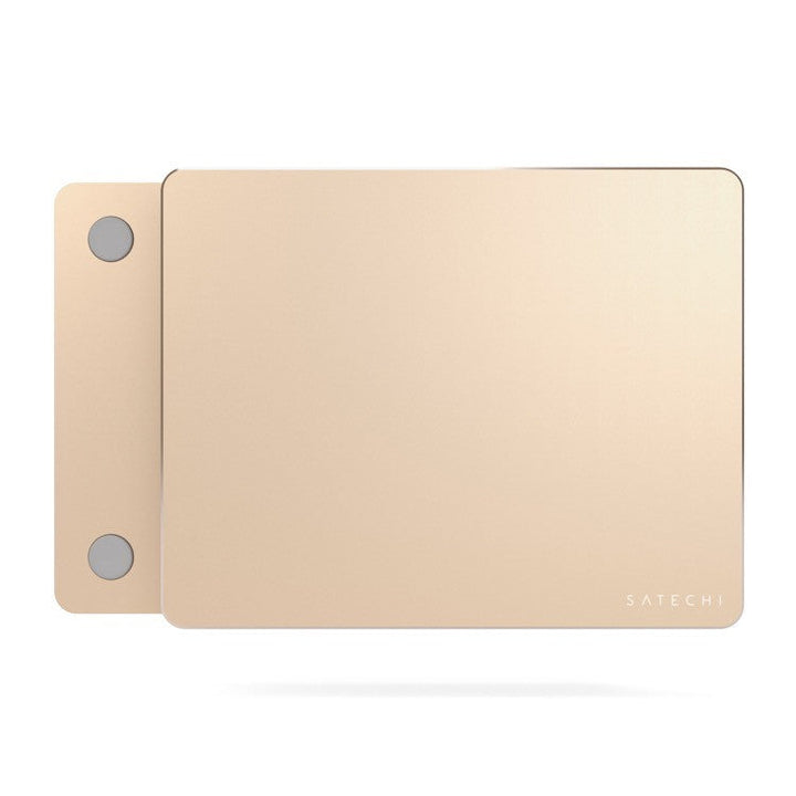 Satechi Aluminium Mouse Pad Protects desktop from scratches, wear and tear Made of durable aluminium with rubber padding on the bottom Enhanced control of minimal mouse movement, high velocity movement, and mouse commands Resistant to liquid and food spil
