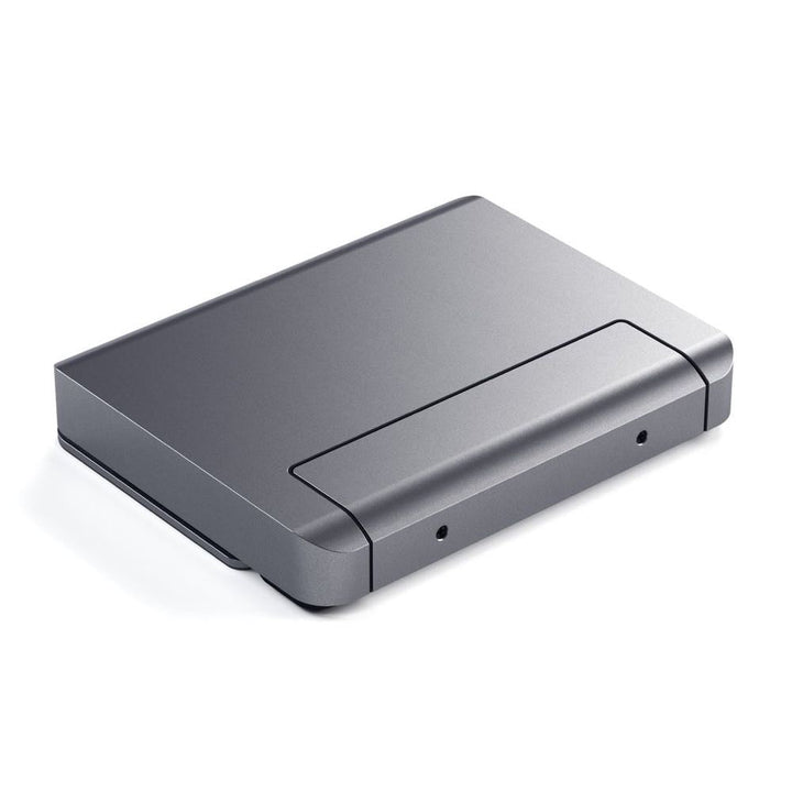 Satechi Aluminium Stand Hub For iPad Pro & Selected Tablets (Space Grey) Push the boundaries of a traditional setup with the Satechi Aluminium Stand & Hub for iPad Pro & selected tablets, combining all the capabilities of a desktop with the convenience of