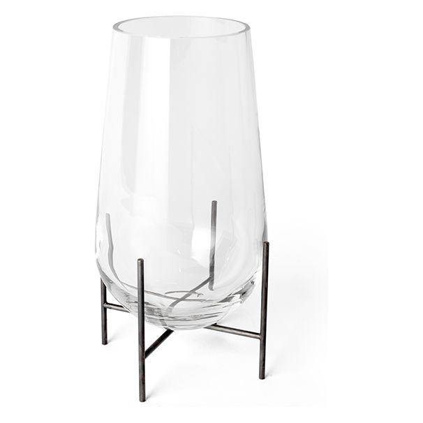 Echasse Vase by Audo Copenhagen - Reimagining the classic elegance of glass vases and bowls, the Ã‰chasse Collection brings a minimalist silhouette with distinguished, playful edge to modern and traditional spaces. Theresa Rand's playful concept beautiful