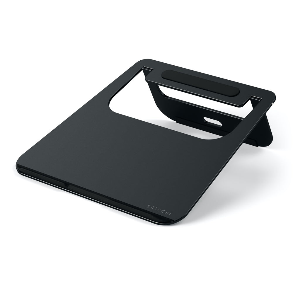Satechi Laptop Stand Convenient stand to place and raise you laptop, notebook or tablet Made of durable aluminium Slim, lightweight, collapsible design, easy for on-the-go Sleek, sophisticated and timeless design complements Apple computers and accessorie