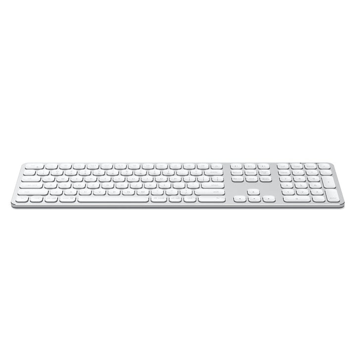 Satechi Aluminium Bluetooth Keyboard Featuring enhanced scissor-switch keys and an extended keyboard layout, the Satechi Aluminum Bluetooth Wireless Keyboard is a perfect solution for your modern setup. Use the keyboard's designated keys to easily assign