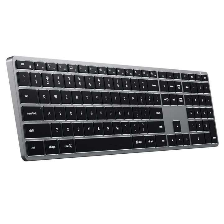 Satechi Slim X3 Bluetooth Backlit Keyboard (Space Grey) All the features you love in one slim and compact keyboard. Satechi’s Slim X3 Bluetooth Backlit Keyboard is the perfect accessory to your modern desk space, allowing you to work with ease wherever cr