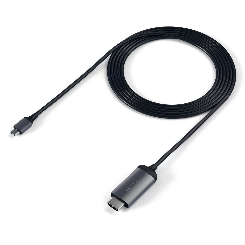 Satechi USB-C to 4K HDMI Cable (1.8 m) USB Type-C connection to HDMI 4K resolution support for crisp, clear display 60Hz refresh rate capable Flexible 1.8 m cable with sleek aluminium brushed connectors Designed for durability and lasting quality Plug & P