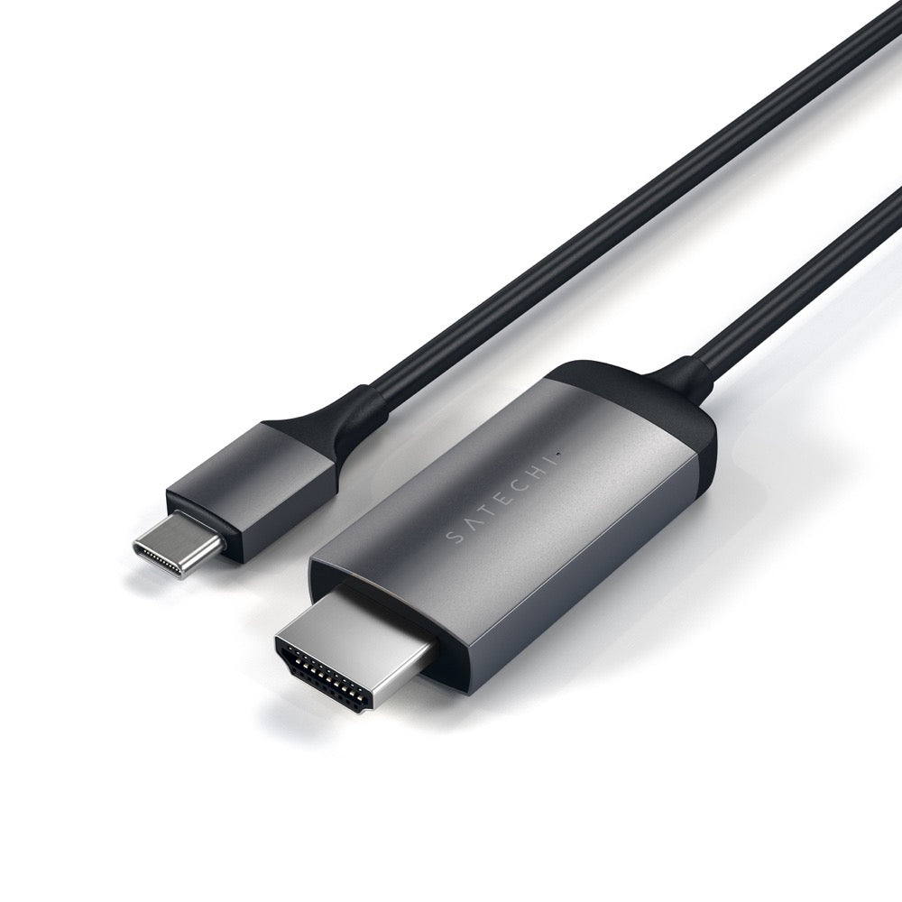 Satechi USB-C to 4K HDMI Cable (1.8 m) USB Type-C connection to HDMI 4K resolution support for crisp, clear display 60Hz refresh rate capable Flexible 1.8 m cable with sleek aluminium brushed connectors Designed for durability and lasting quality Plug & P