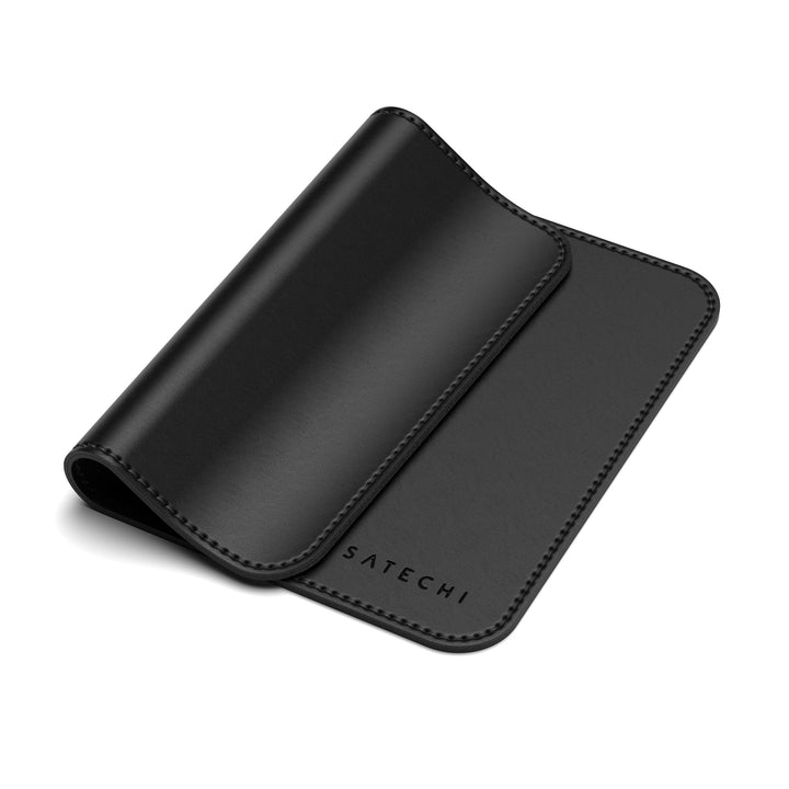 Satechi Eco Leather Mouse Pad The Satechi Eco-Leather Mouse Pad is the optimal mouse pad for working, gaming, studying, browsing, and more. Its smooth, water-resistant eco-leather surface makes clean up a breeze and its durable design is safe to use with