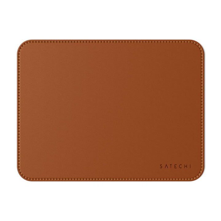 Satechi Eco Leather Mouse Pad The Satechi Eco-Leather Mouse Pad is the optimal mouse pad for working, gaming, studying, browsing, and more. Its smooth, water-resistant eco-leather surface makes clean up a breeze and its durable design is safe to use with