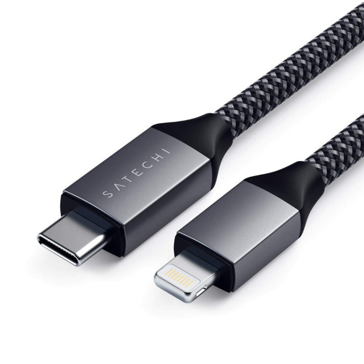 Satechi USB-C to Lightning Charging Cable 1.8 m Introducing the Satechi USB-C to Lightning Charging Cable featuring MFi certification, extended cord length, and elegant braided design to power your Apple iOS devices with ease. Activate fast charging capab