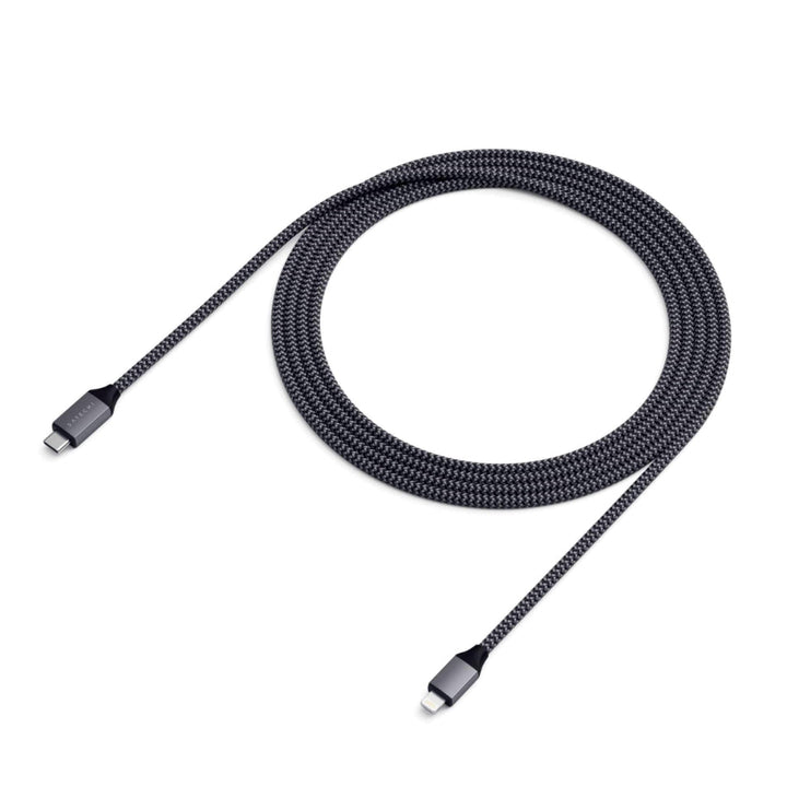 Satechi USB-C to Lightning Charging Cable 1.8 m Introducing the Satechi USB-C to Lightning Charging Cable featuring MFi certification, extended cord length, and elegant braided design to power your Apple iOS devices with ease. Activate fast charging capab