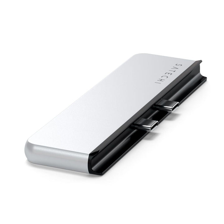Satechi Dual USB-C Hub for Surface Pro 9 (Platinum) Satechi’s Dual USB-C Hub is tailor-made for the Surface Pro 9, transforming it into a full workstation packed with extra power and performance. It complements the premium features of the Surface Pro 9, p