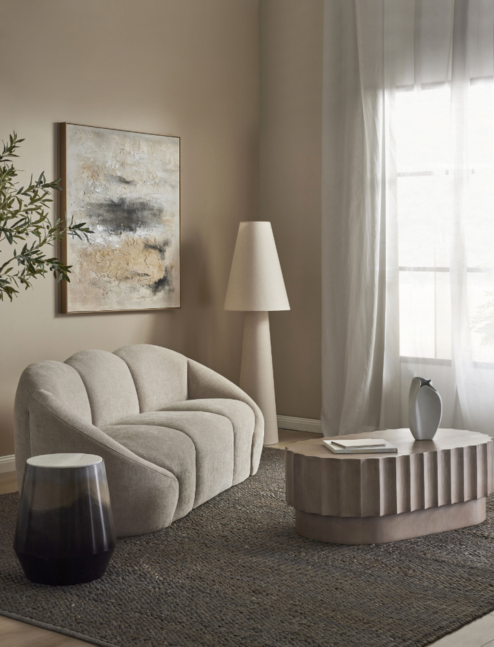 Amalfi Wyatt Coffee Table White Wash