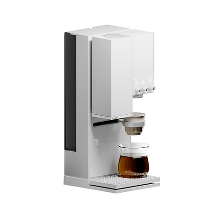 Premium Shun Studio Coffee Maker Moonlight White front view