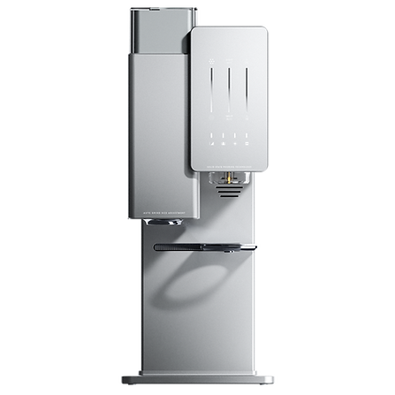 Shun Coffee Machine Cloud Silver front view