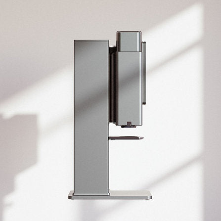 Shun Coffee Machine Cloud Silver control panel close-up