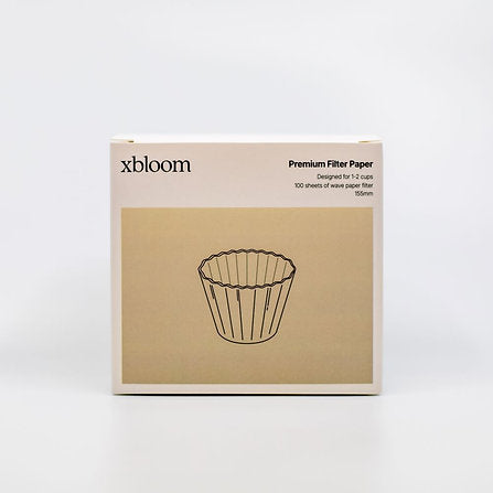 Flat-bottom Shun Premium Paper Filters for pour-over