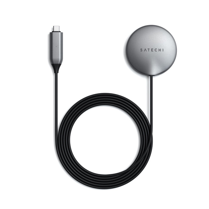 Satechi USB-C Magnetic Wireless Charging Cable Take advantage of magnetic charging with the Satechi USB-C Magnetic Wireless Charging Cable. Featuring a built-in wireless charging module that quickly charges your iPhone up to 7.5W, plus its convenient magn