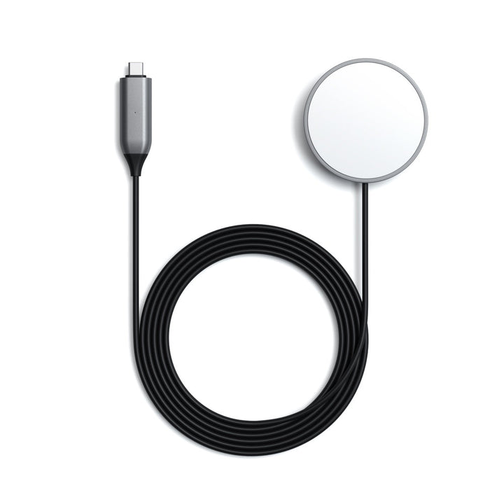 Satechi USB-C Magnetic Wireless Charging Cable Take advantage of magnetic charging with the Satechi USB-C Magnetic Wireless Charging Cable. Featuring a built-in wireless charging module that quickly charges your iPhone up to 7.5W, plus its convenient magn