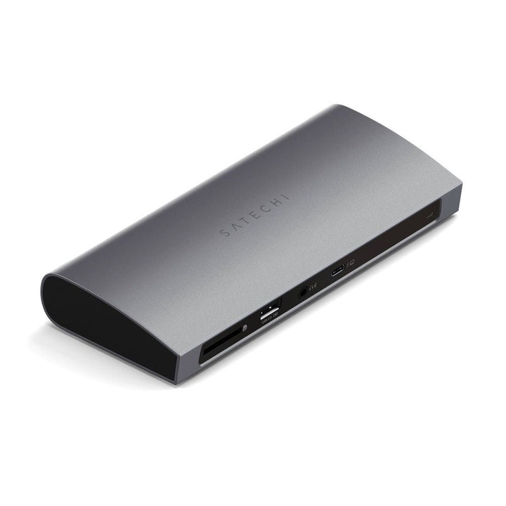 Satechi Thunderbolt 4 Dock (Space Grey) Take your workspace to the next level with the Satechi Thunderbolt 4 Dock, featuring all-new Thunderbolt 4 technology that offers better flexibility and versatility for your entire setup. With a multitude of ports i