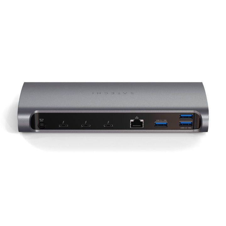 Satechi Thunderbolt 4 Dock (Space Grey) Take your workspace to the next level with the Satechi Thunderbolt 4 Dock, featuring all-new Thunderbolt 4 technology that offers better flexibility and versatility for your entire setup. With a multitude of ports i