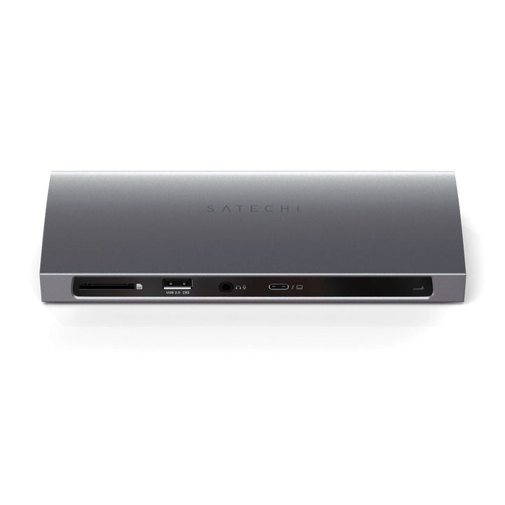 Satechi Thunderbolt 4 Dock (Space Grey) Take your workspace to the next level with the Satechi Thunderbolt 4 Dock, featuring all-new Thunderbolt 4 technology that offers better flexibility and versatility for your entire setup. With a multitude of ports i