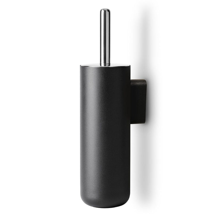 AUDO CPH (ex MENU) Toilet Brush Wall Mounted Black by Audo Copenhagen - The AUDO CPH Toilet Brush Wall Mounted Black, previously known as MENU, offers a sleek and stylish solution for keeping the loo clean. Its brushed steel handle ensures a secure grip,