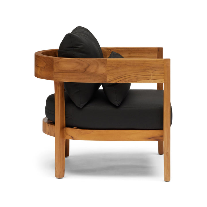 Avoca Outdoor Chair Natural & Black
