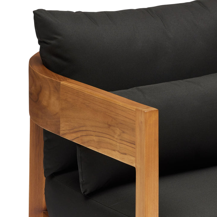 Avoca Outdoor Chair Natural & Black