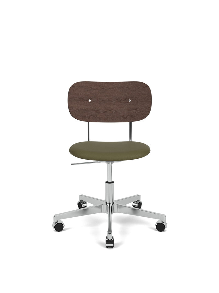 Co Task Chair, Seat Upholstered, Aluminium base by Audo Copenhagen - The Co Task Armchair seamlessly integrates sitting comfort and flexible function into its minimalist expression. Designed for a wide range of work settings and set on a five-star polishe