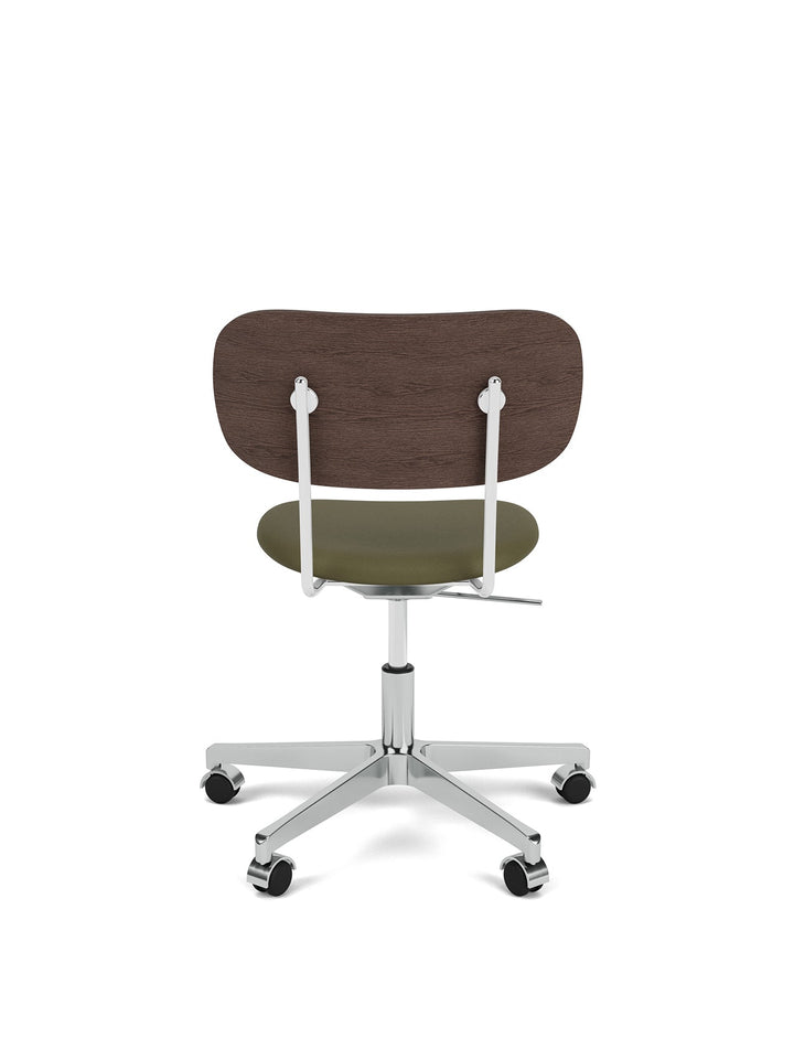 Co Task Chair, Seat Upholstered, Aluminium base by Audo Copenhagen - The Co Task Armchair seamlessly integrates sitting comfort and flexible function into its minimalist expression. Designed for a wide range of work settings and set on a five-star polishe