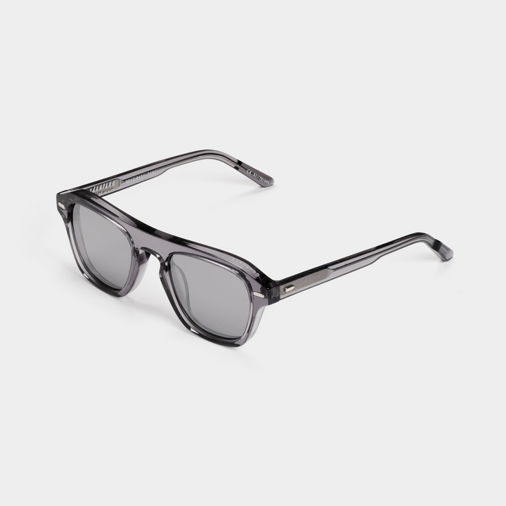 Vaanyard COVENANT. Storm Grey | Silver Flash Sunglasses