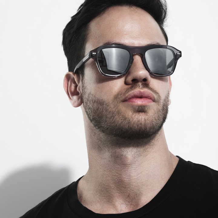 Vaanyard COVENANT. Storm Grey | Silver Flash Sunglasses