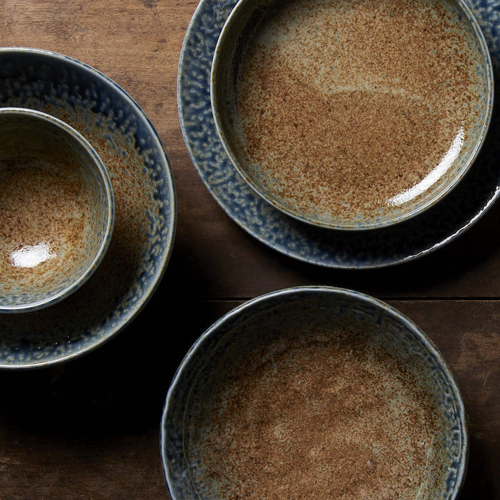Thick Edge Bowl 17 cm, 500 ml / Earth & Sky Glaze