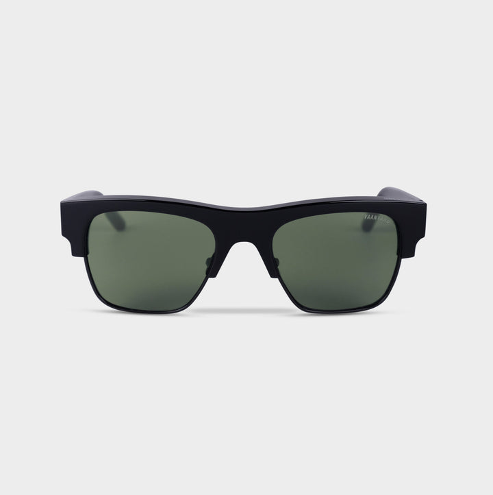 Vaanyard FACTION. Black Gloss | G15 Green Sunglasses